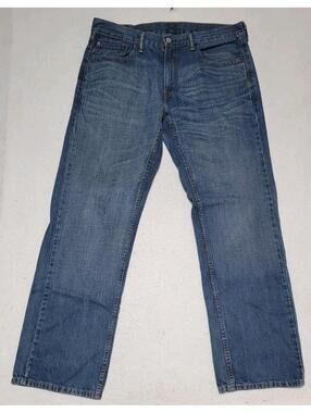 Levis 559 Relaxed Fit Jeans Dark Wash Straight Leg Mens 34x32 Classic Denim